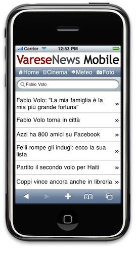 varesenews mobile iphone