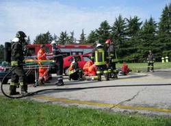 malpensa 24-4-2010 soccorso stradale integrato prevenzione incidenti polizia vigili del fuoco 118