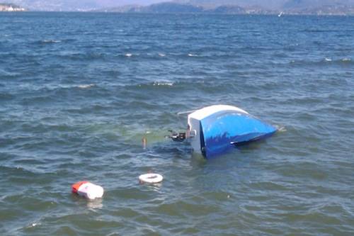 ribaltamento barca a vela ranco