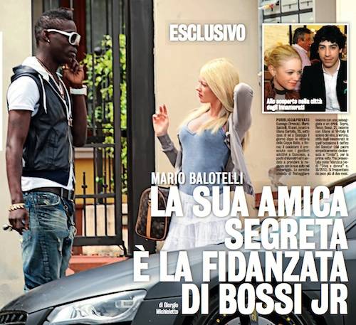 balotelli eliana cartella fidanzata bossi jr