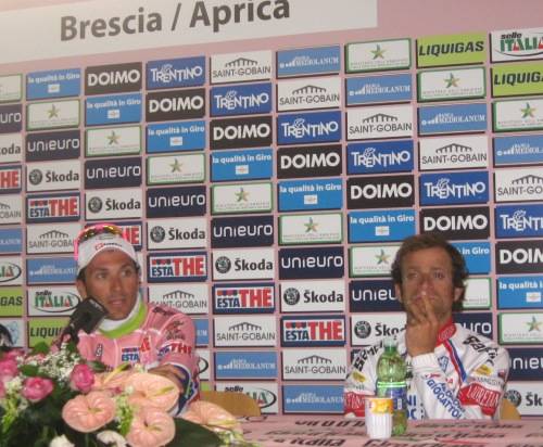 giro d'italia 2010 tappa aprica ivan basso michele scarponi