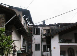 incendio laveno galleria primo maggio