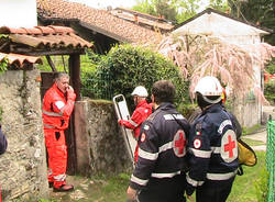 incendio laveno galleria primo maggio