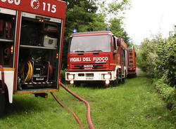 incendio laveno galleria primo maggio