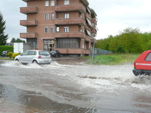 pioggia allagamenti strada morazzone gazzada