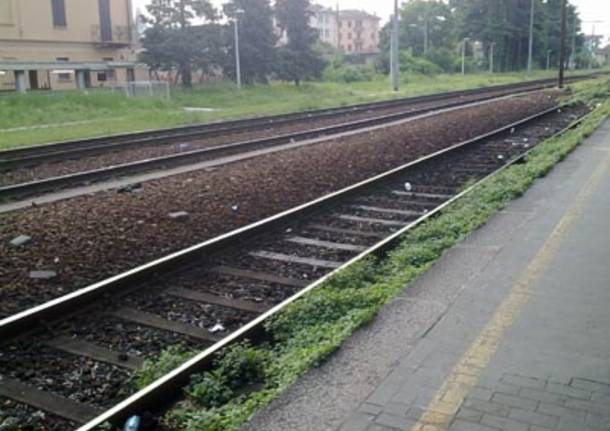 stazione gallarate degrado binario