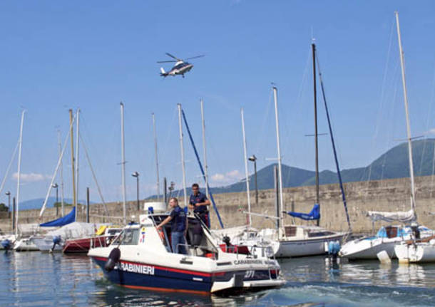 carabinieri luino barca controlli lago maggiore