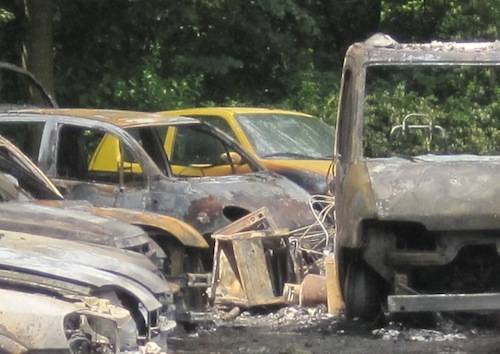 incendio vergiate compravendita auto statale sempione