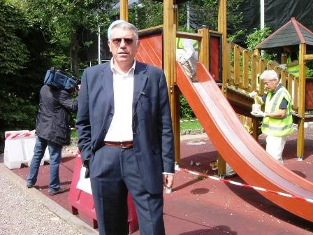 Lions club, area giochi Giardini Estensi, lavori