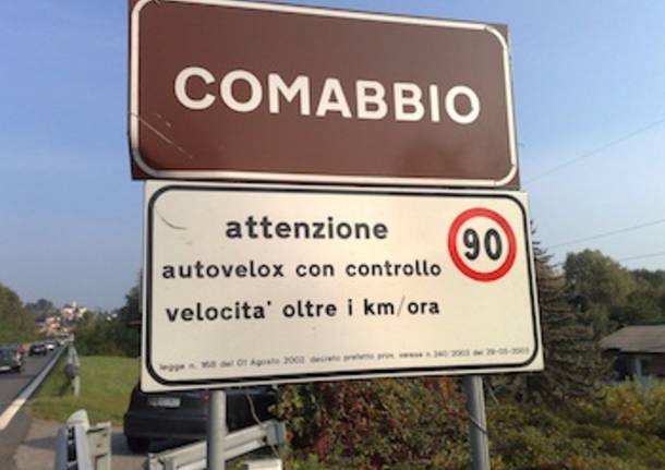 comabbio autovelox