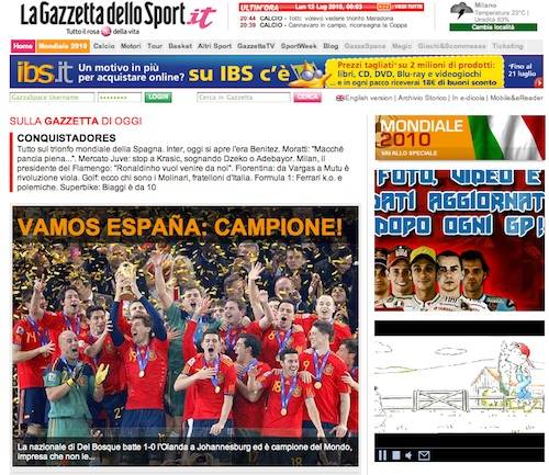 finale mondiali sudafrica 2010