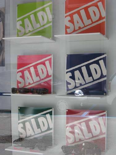 saldi estivi luglio 2010