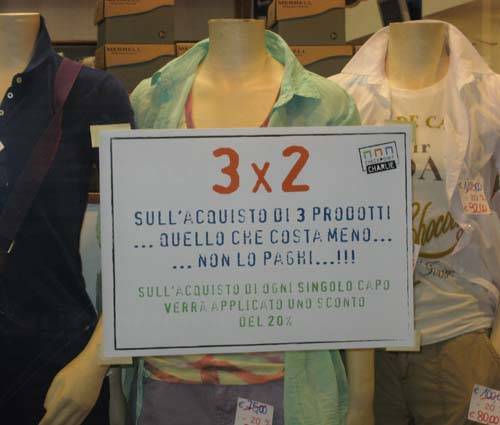 saldi estivi luglio 2010