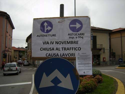 gavirate lavori teleriscaldamento iv novembre chiusura traffico