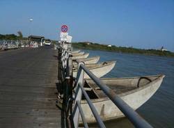 in vespa chioggia po veneto