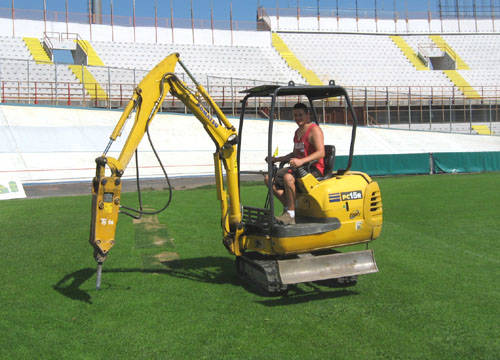 lavori ristrutturazione stadio franco ossola estate 2010