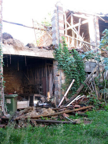 cascina burattana crollo settembre 2010