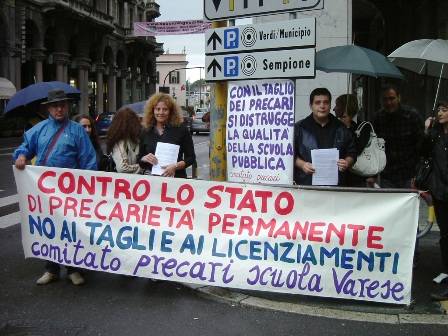 cobas scuola, protesta, 18 settembre 2010