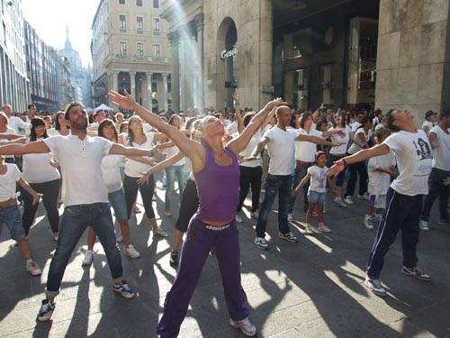 flash mob laura pausini