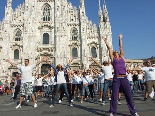 flash mob laura pausini