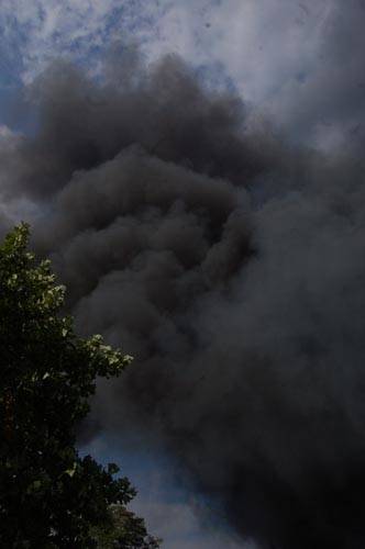 incendio castellanza azienda tessile bluref settembre 2010