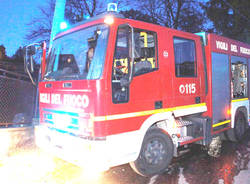 pitone varese vigili del fuoco