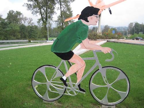 ciclisti padani imbiancati