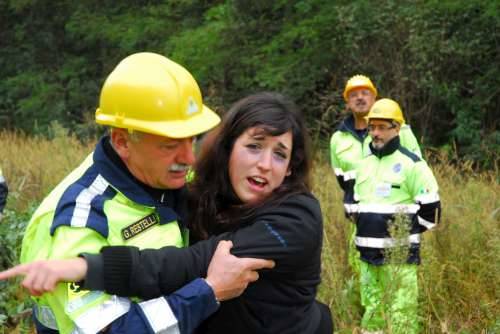 esercitazione croce rossa cri protezione civile zona 3 solbiate olona 16-10-2010 soccorso feriti