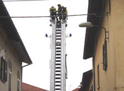 incendio bizzozero via Carletto Ferrari