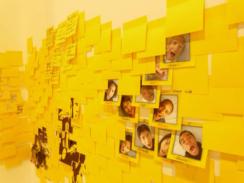 mostra post-it 