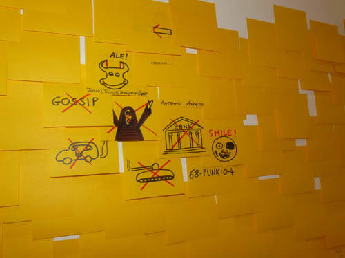 mostra post-it 