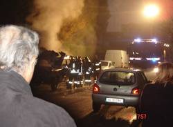 fuoristrada fiamme cassano magnago