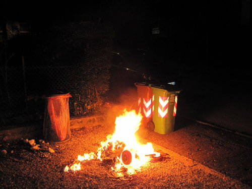 incendio cassonetto varese 2010