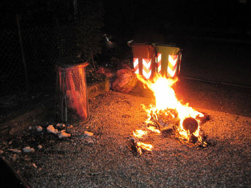 incendio cassonetto varese 2010
