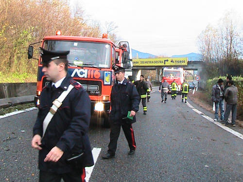 incidente besozzo vergiate 17 novembre 2010