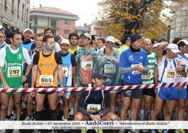 Maratonina a Busto Arsizio: la carica dei 1600