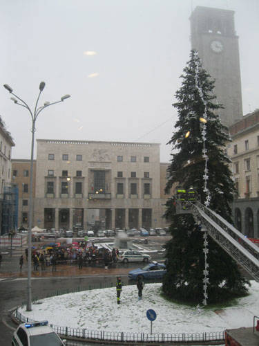 albero del sorriso piazza monte grappa dicembre 2010