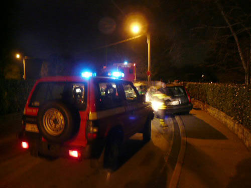 castronno vigili del fuoco notturno