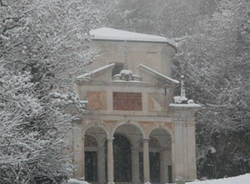 neve sacro monte dicembre 2010 foto Carlo Zanzi