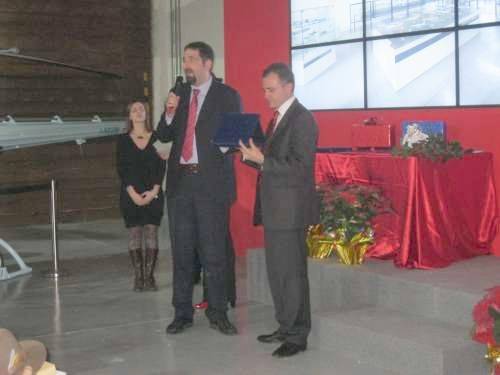 volandia 23-12-2010 premiazione volontari amici di volandia marco reguzzoni