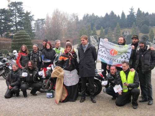befana sindaco varese giardini estensi motociclisti 6-1-2011