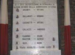 comerio ercole lapide commemorazione busto arsizio deportati resistenza