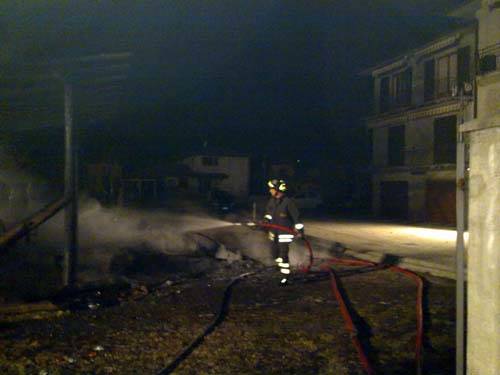 incendio camper Cugliate Fabiasco