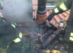 incendio tetto besozzo gennaio 2011