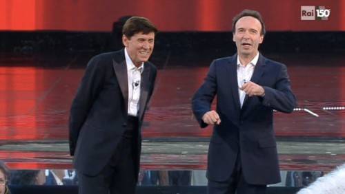 benigni sanremo 2011 terza serata