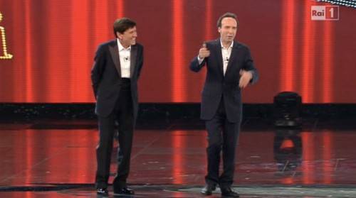 benigni sanremo 2011 terza serata