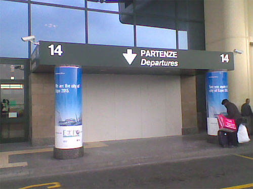 malpensa porta numero 14 giorno dopo assalto