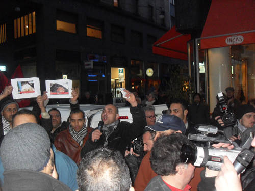 proteste milano libia 