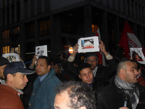 proteste milano libia