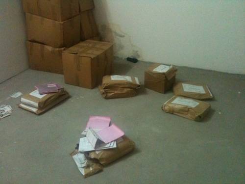 schede elettorali abbandonate gallarate